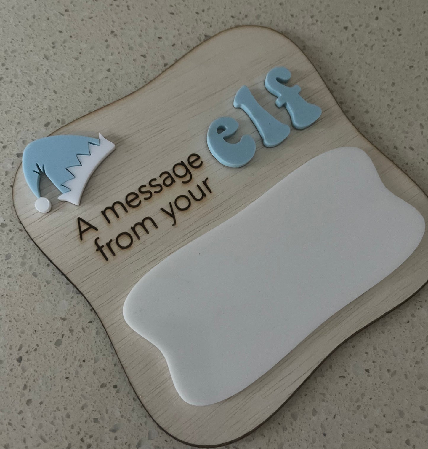 Elf Message Board | Elf Accessory | A Message From Your Elf Whiteboard Sign