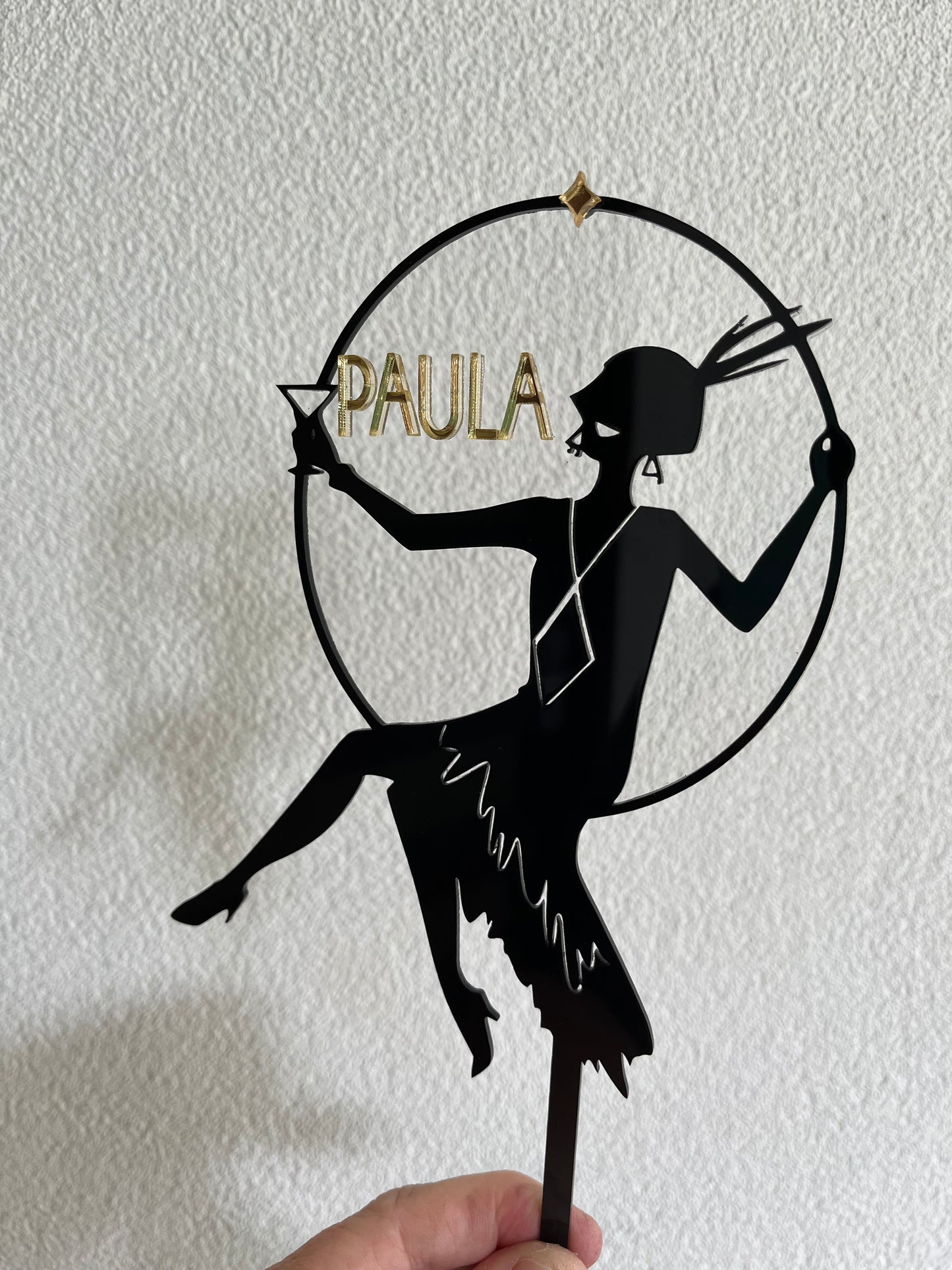 Great Gatsby Inspired Cake Topper