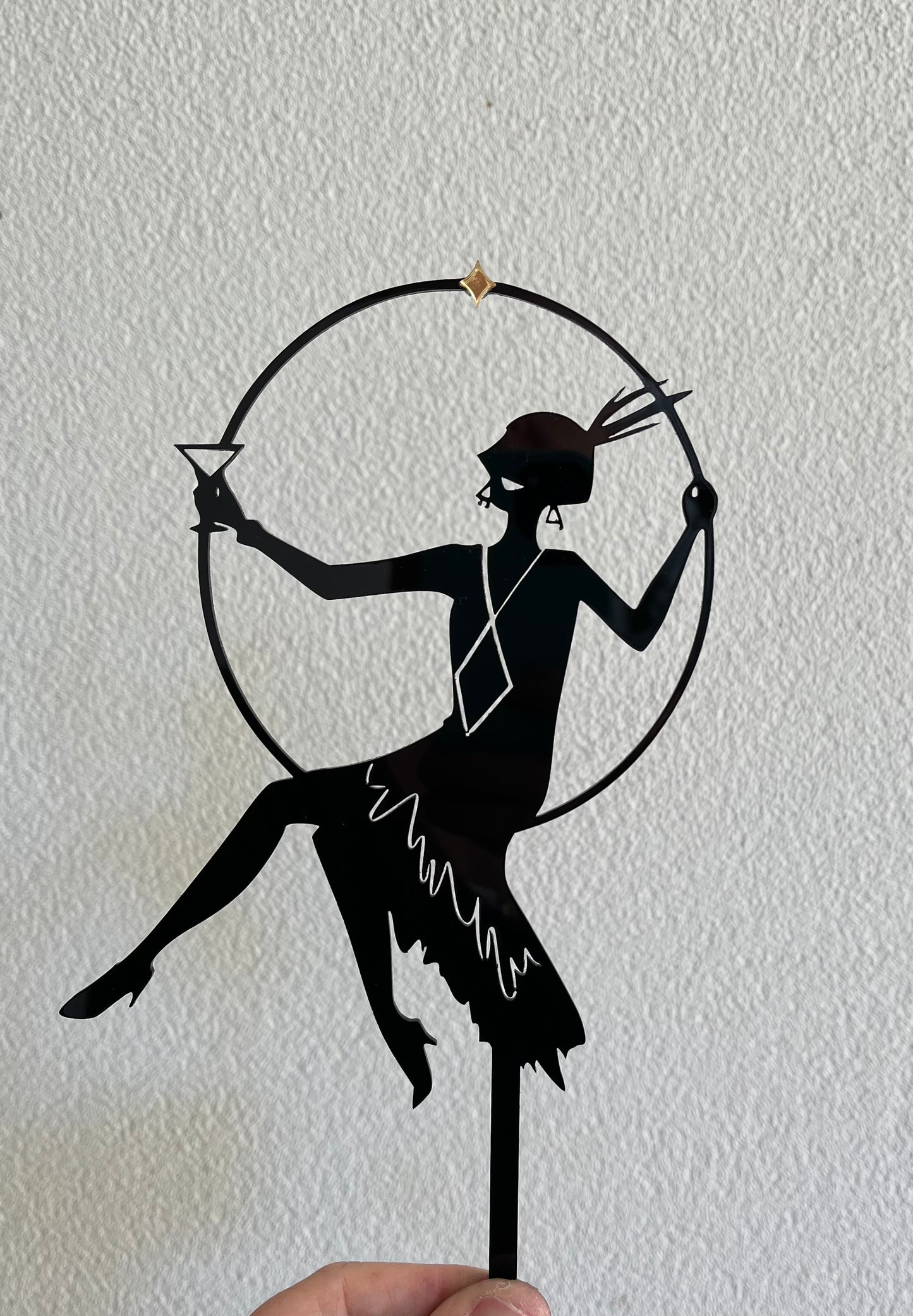 Great Gatsby Inspired Cake Topper