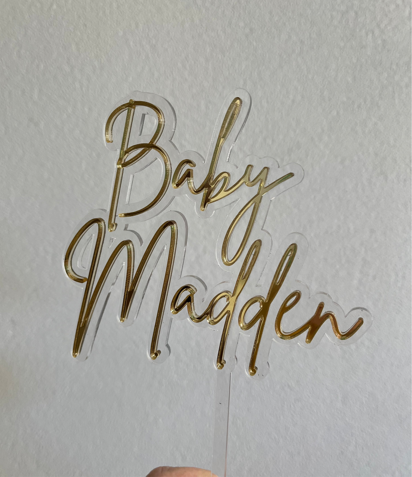 Custom Baby Shower Cake Topper