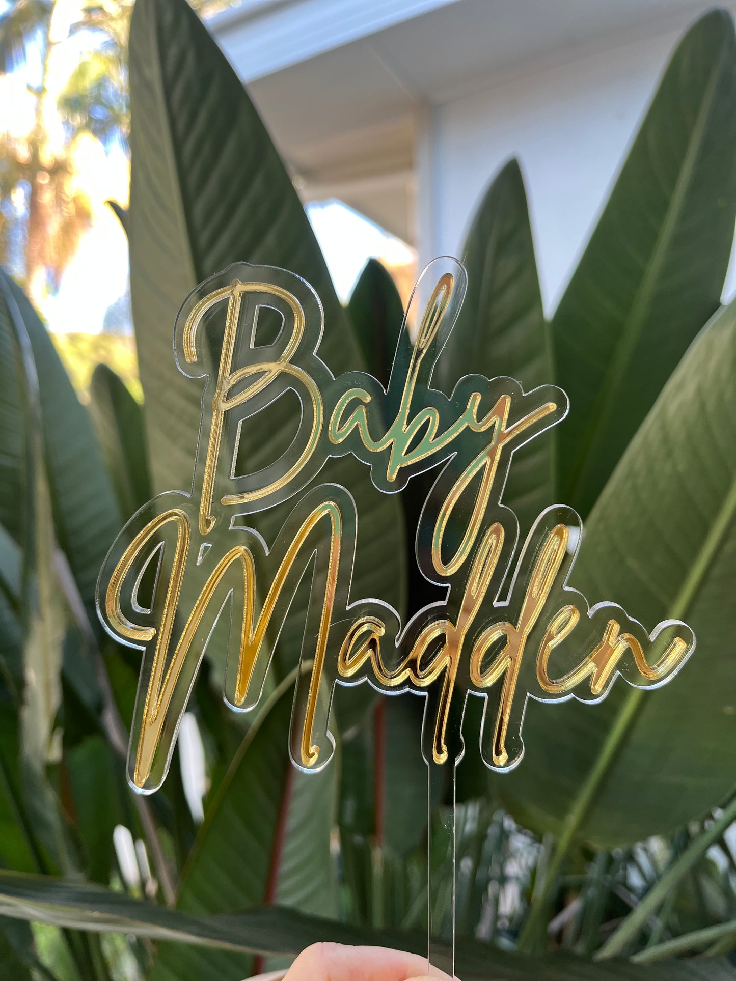 Custom Baby Shower Cake Topper