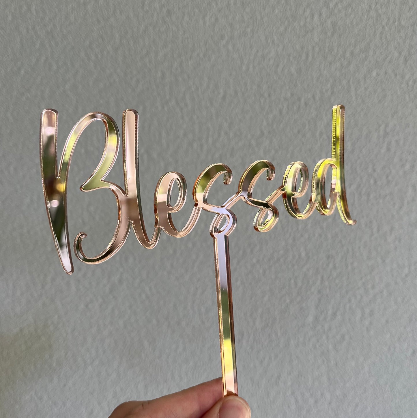 Blessed Confirmation/Christening Acrylic Cake Topper