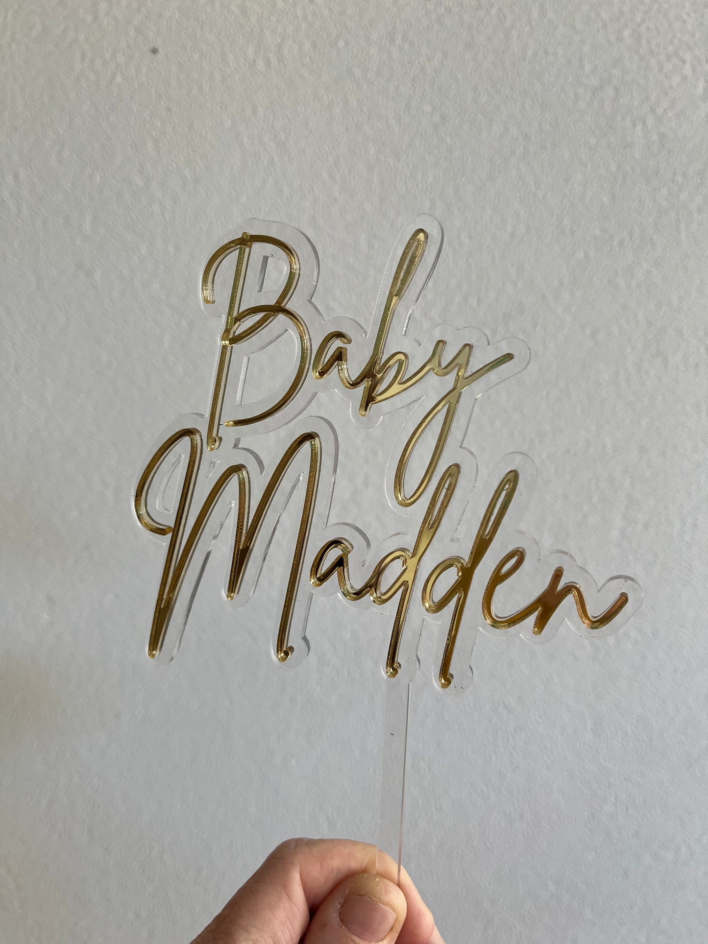 Custom Baby Shower Cake Topper
