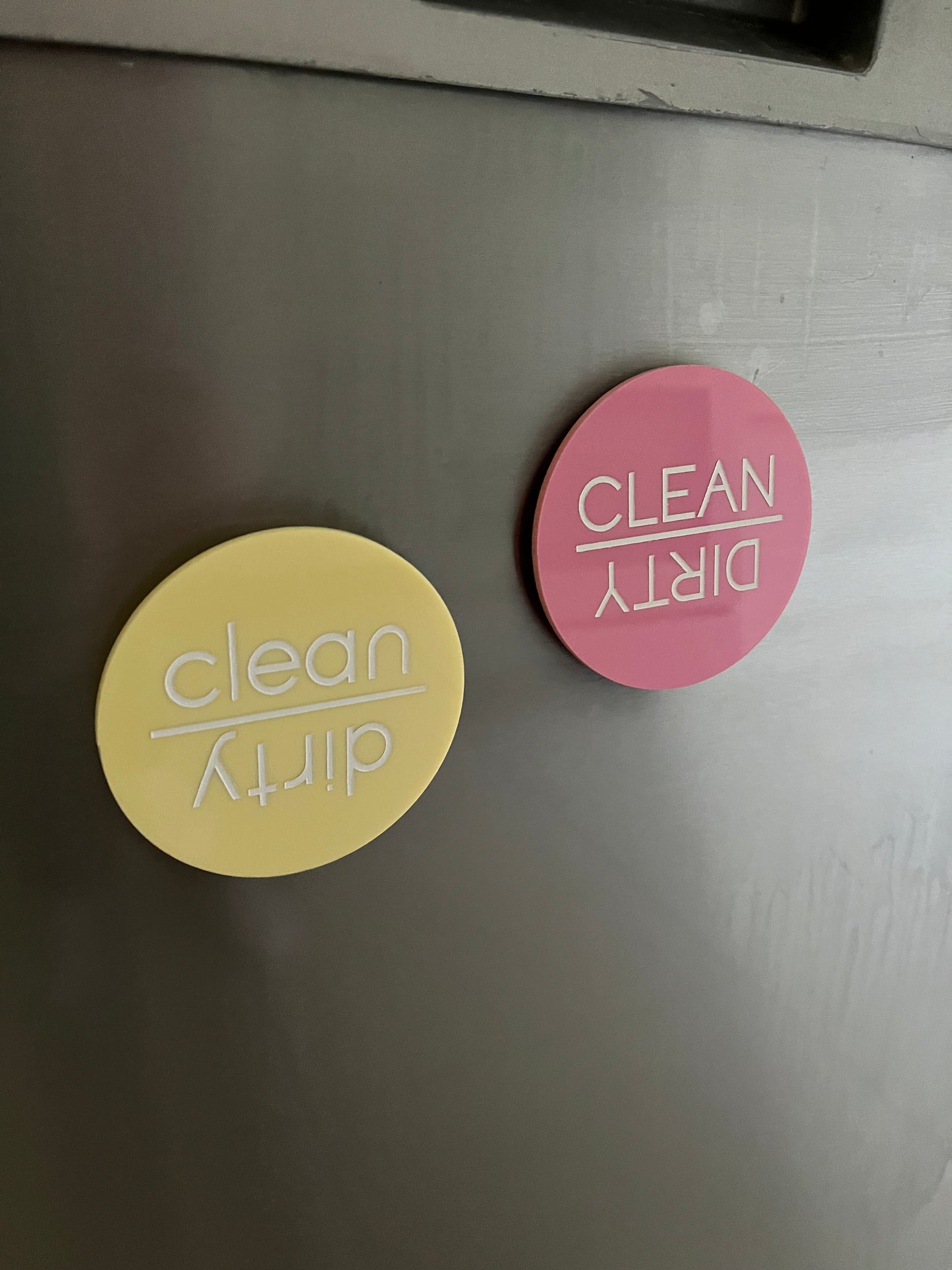 Clean/Dirty Acrylic Dishwasher Magnet
