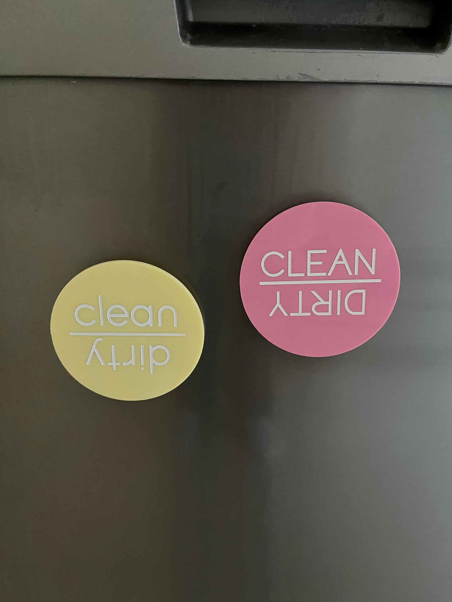 Clean/Dirty Acrylic Dishwasher Magnet