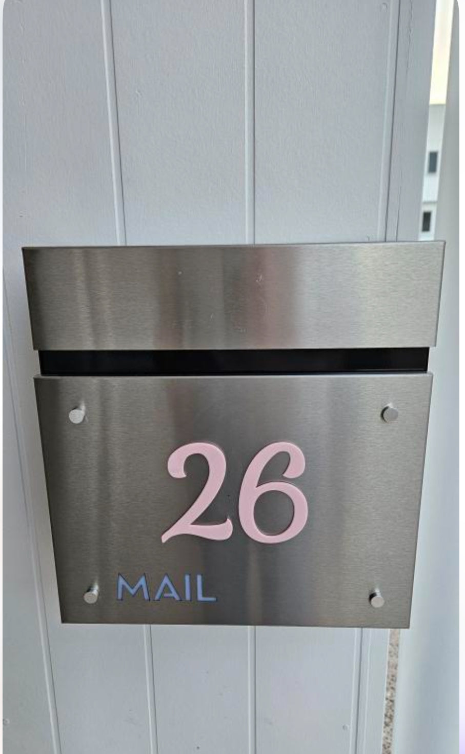 Acrylic House Numbers -Retro Font