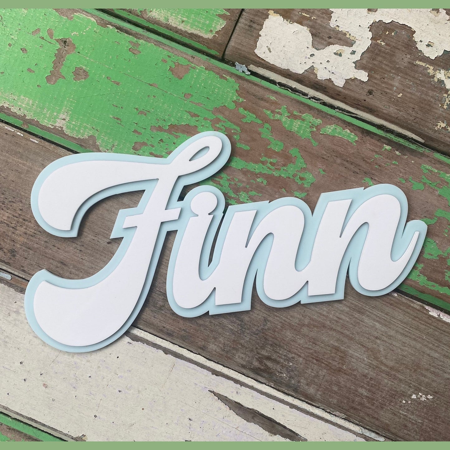 Double Layered Acrylic Personalised Name/Wall Decor/Wall Signs/Nursery Signs/Kids Room