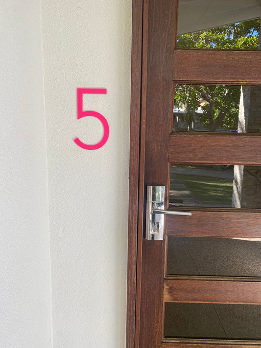 Large Acrylic House Numbers