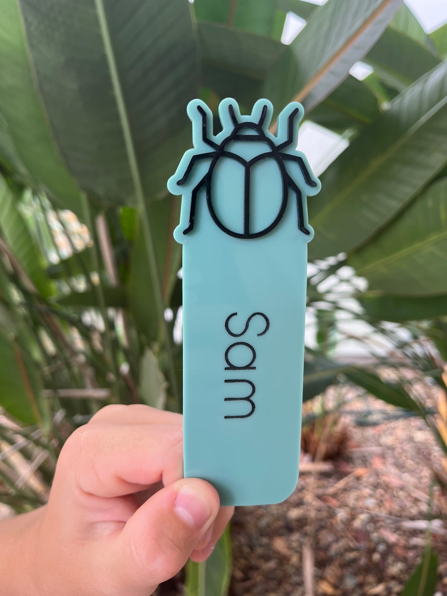 Animal Personalised Acrylic Book Mark