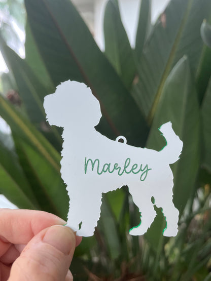 Personalised Dog Breed Christmas Tree Ornament