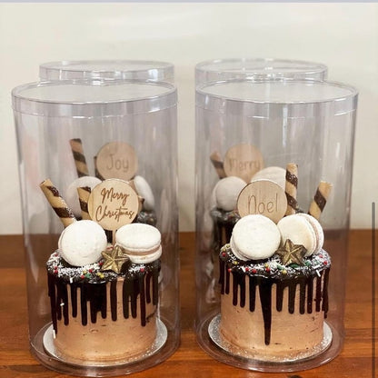 Wooden Mini Christmas Cake Topper image 3