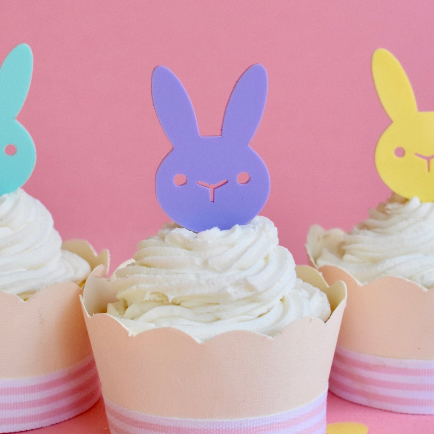 Little Bunny Cupcake Toppers image 0