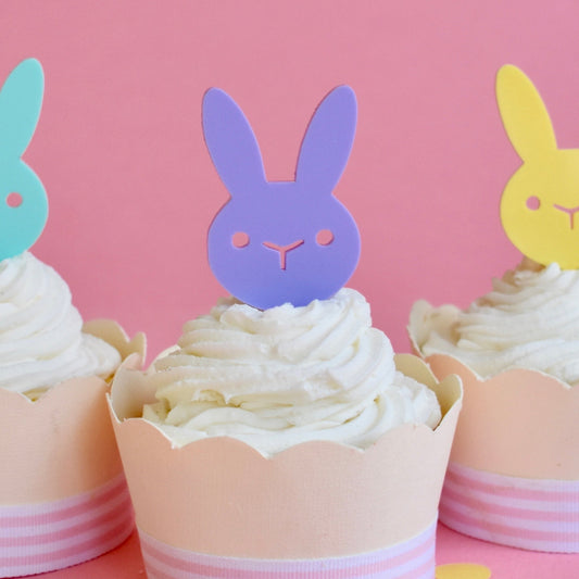 Little Bunny Cupcake Toppers image 0