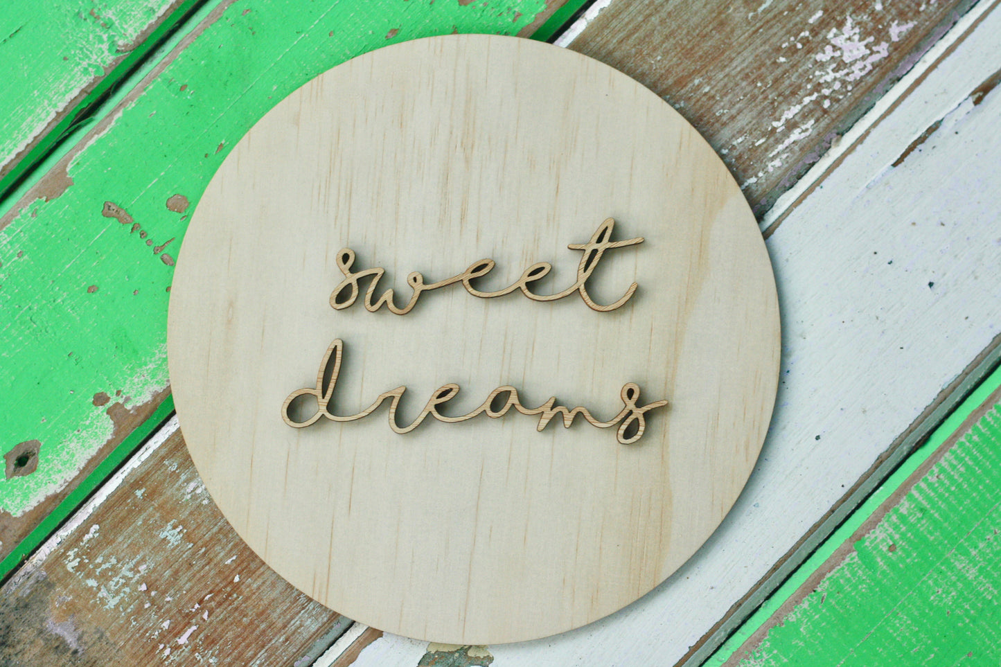 ‘Sweet Dreams’ Wooden Sign image 1