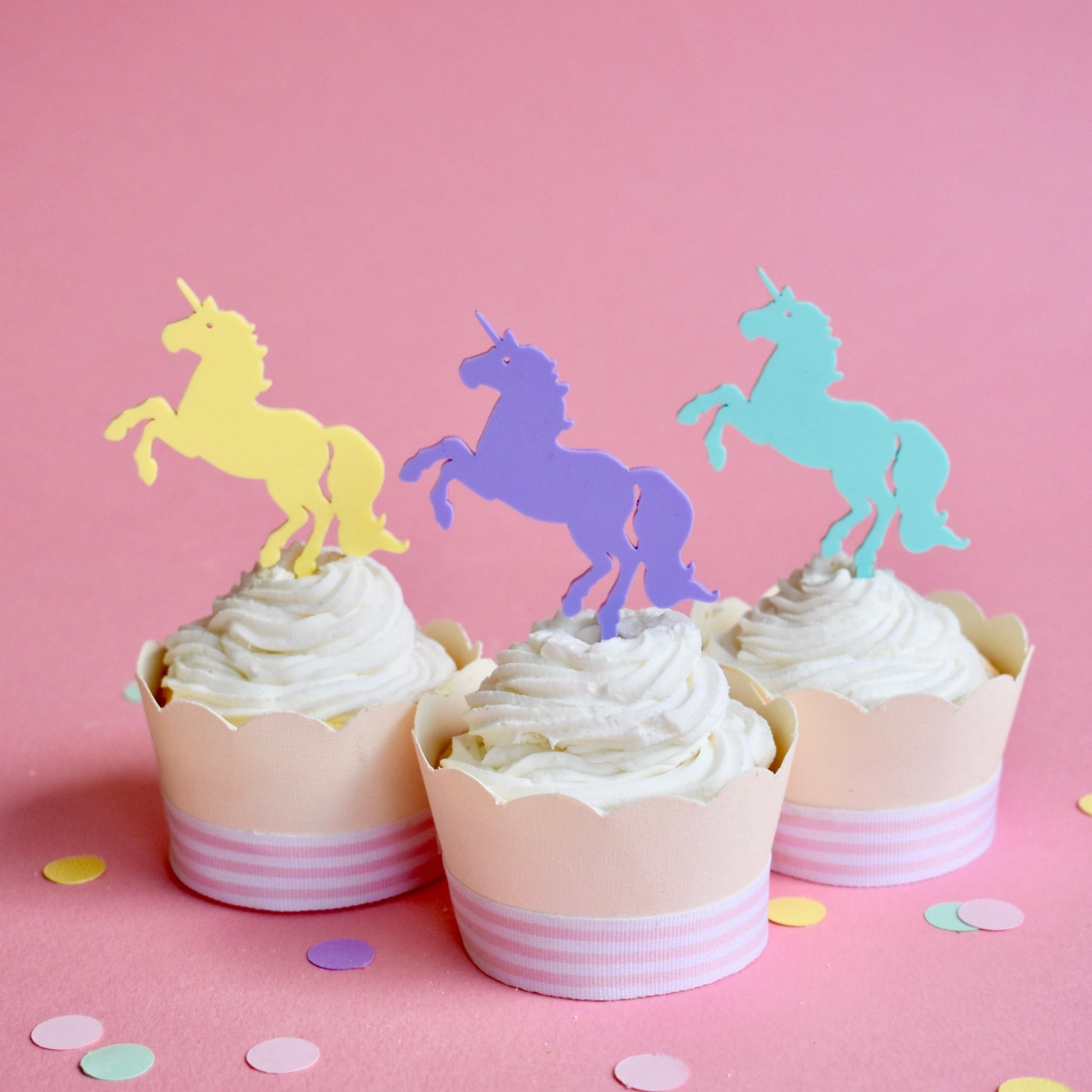 Unicorn Cupcake Toppers image 0