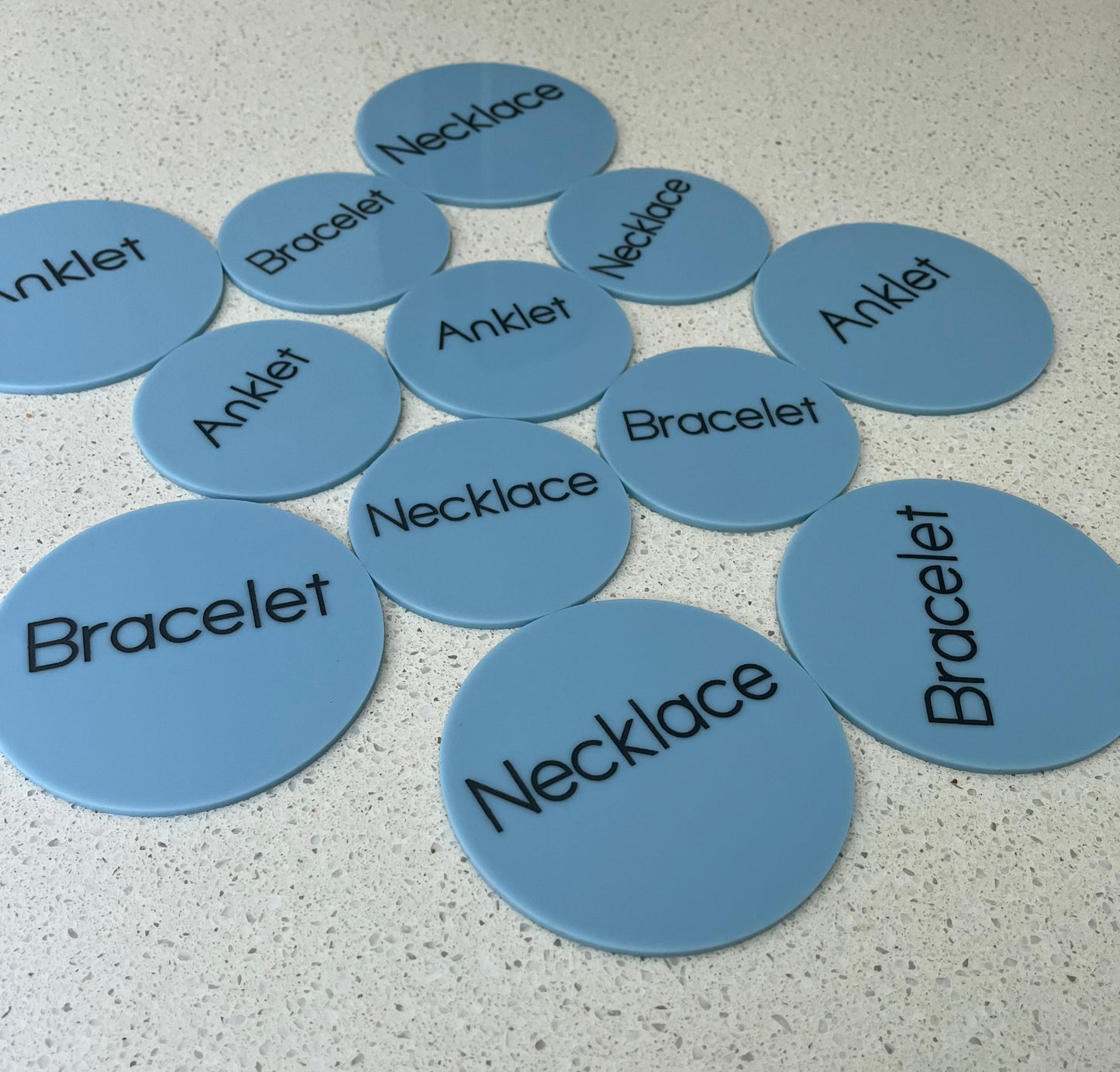 Acrylic Product Signs with Changeable Prices