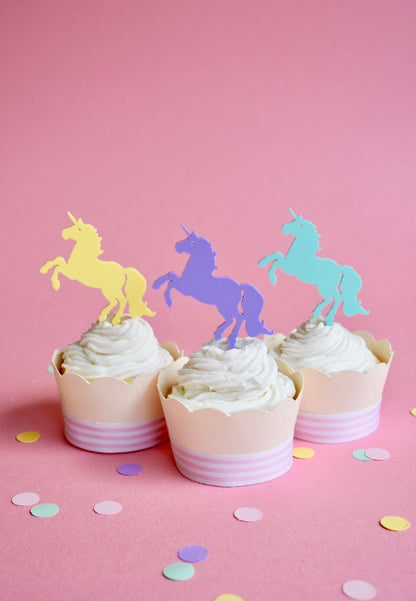 Unicorn Cupcake Toppers image 1