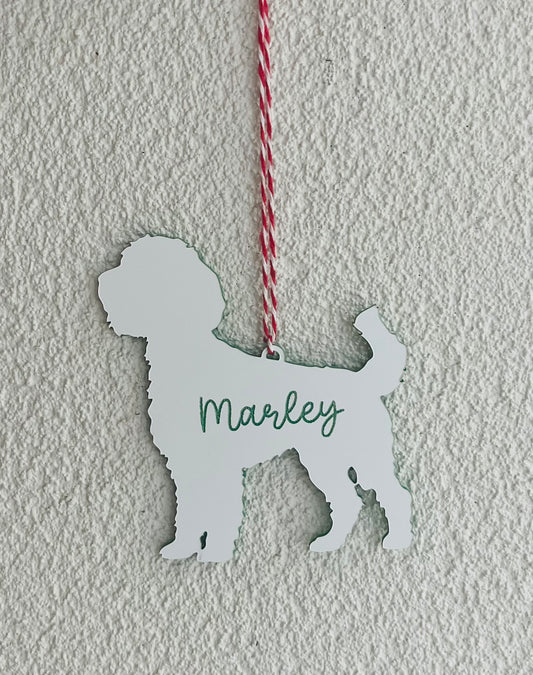 Personalised Dog Breed Christmas Tree Ornament