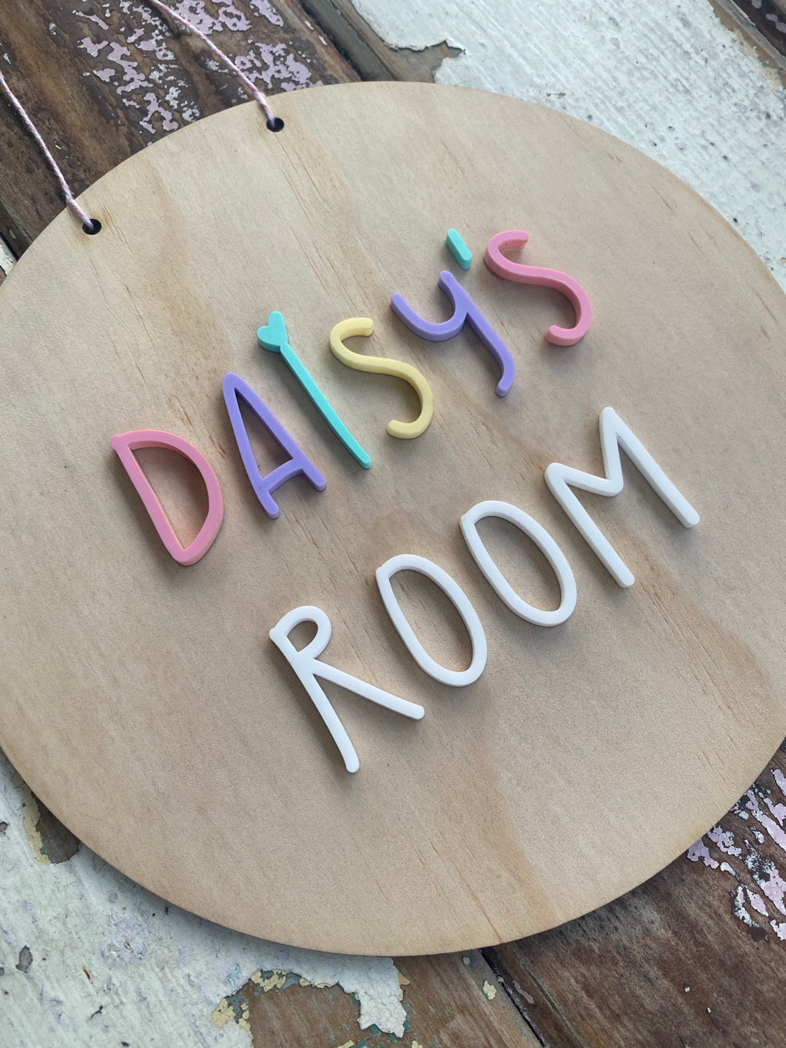 Personalised Pastel Door/Room Sign image 2