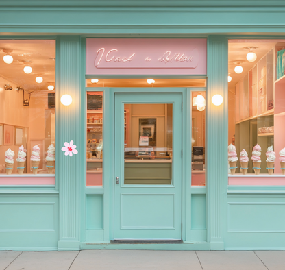 Flower Acrylic House Number  image 1