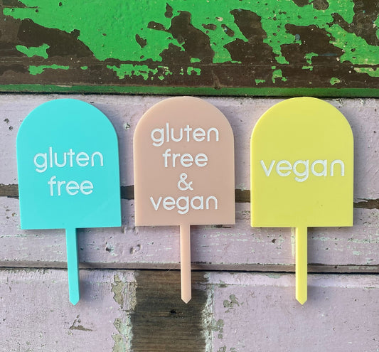 Dietary & Free From Food Display Signs