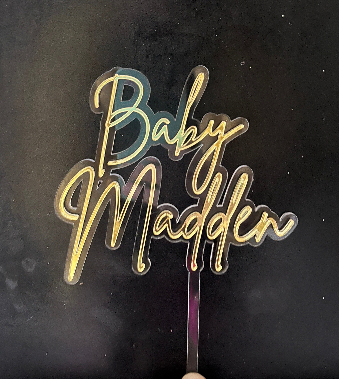 Custom Baby Shower Cake Topper