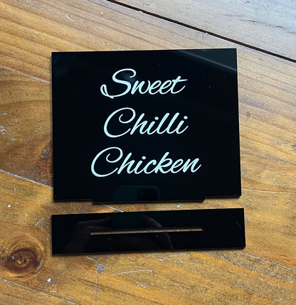 Acrylic Wording Display Signs - Large