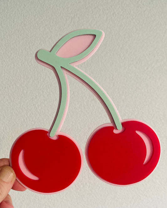 Cherry Acrylic Wall Art