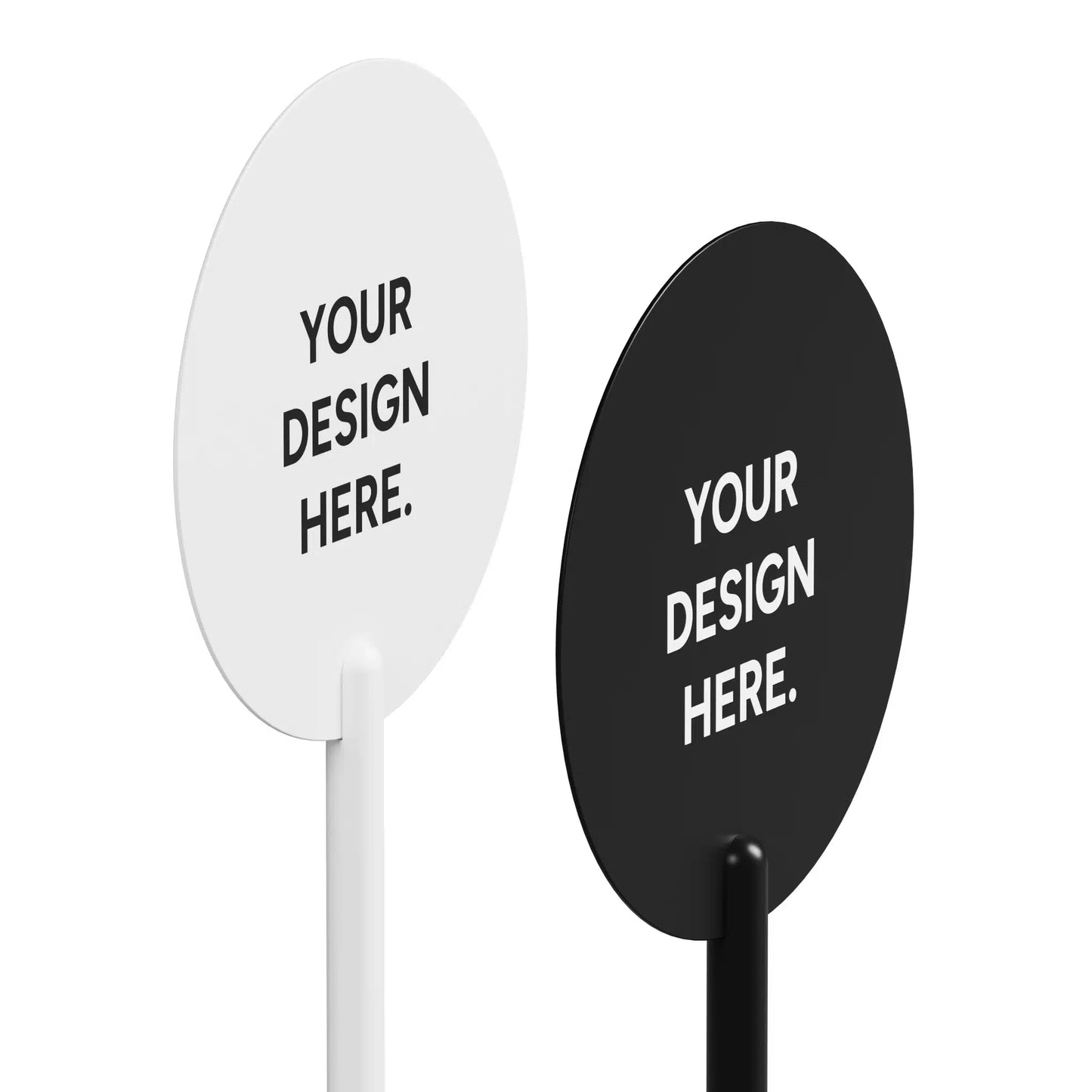 Circle Standing Round Sign