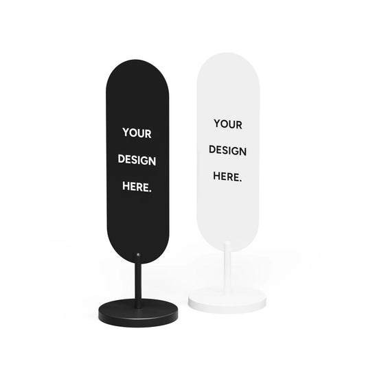 Oval Standing Curve Sign