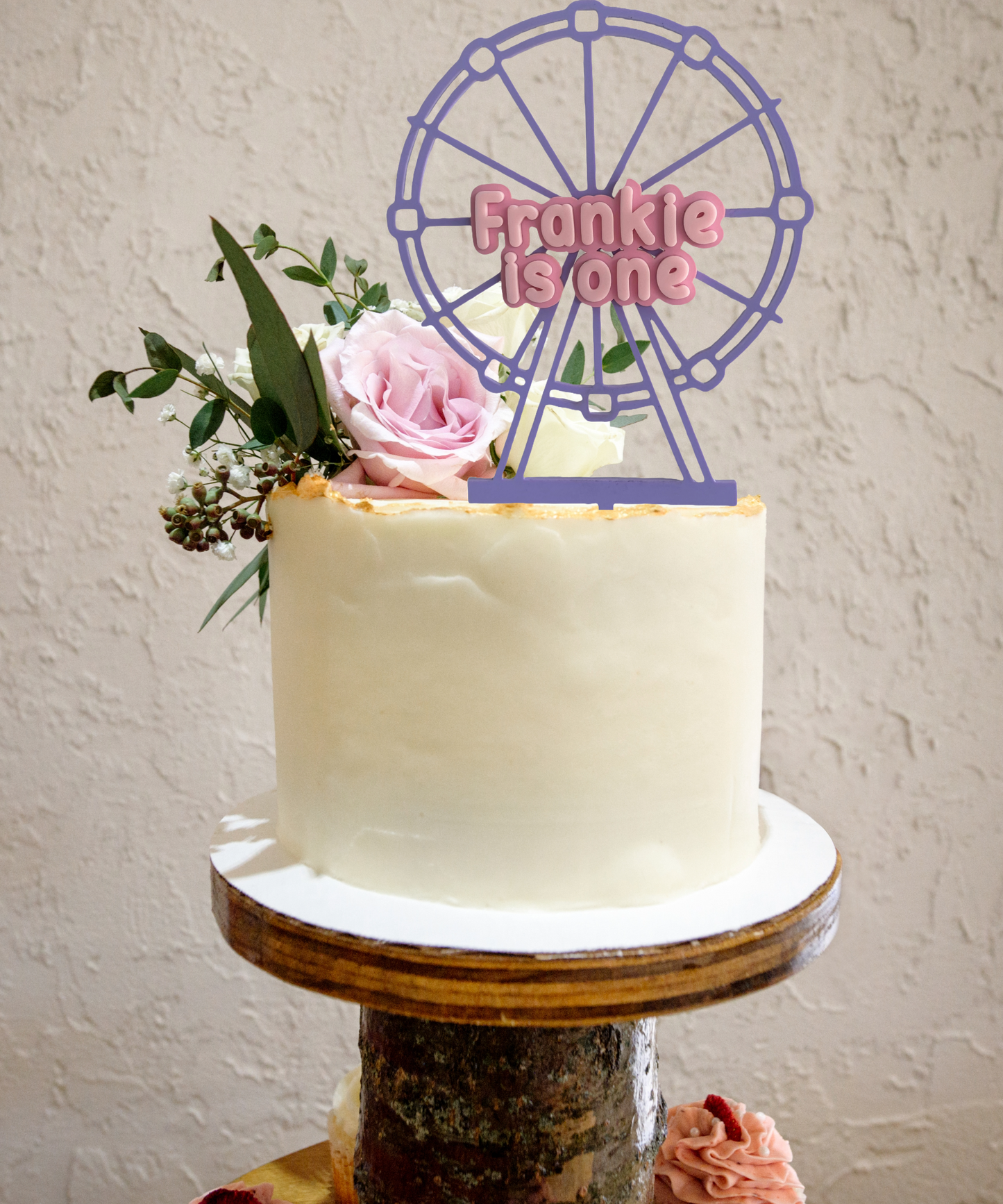 Personalised Ferris Wheel Cake Topper