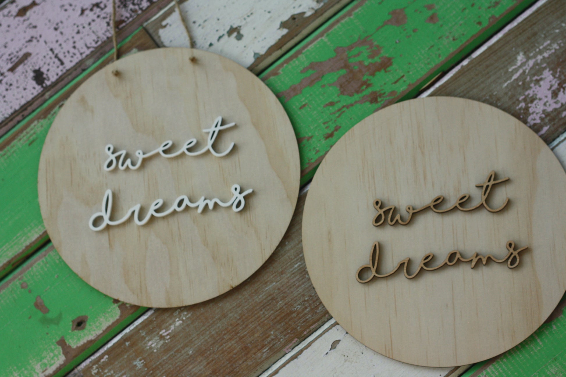 ‘Sweet Dreams’ Wooden Sign image 3