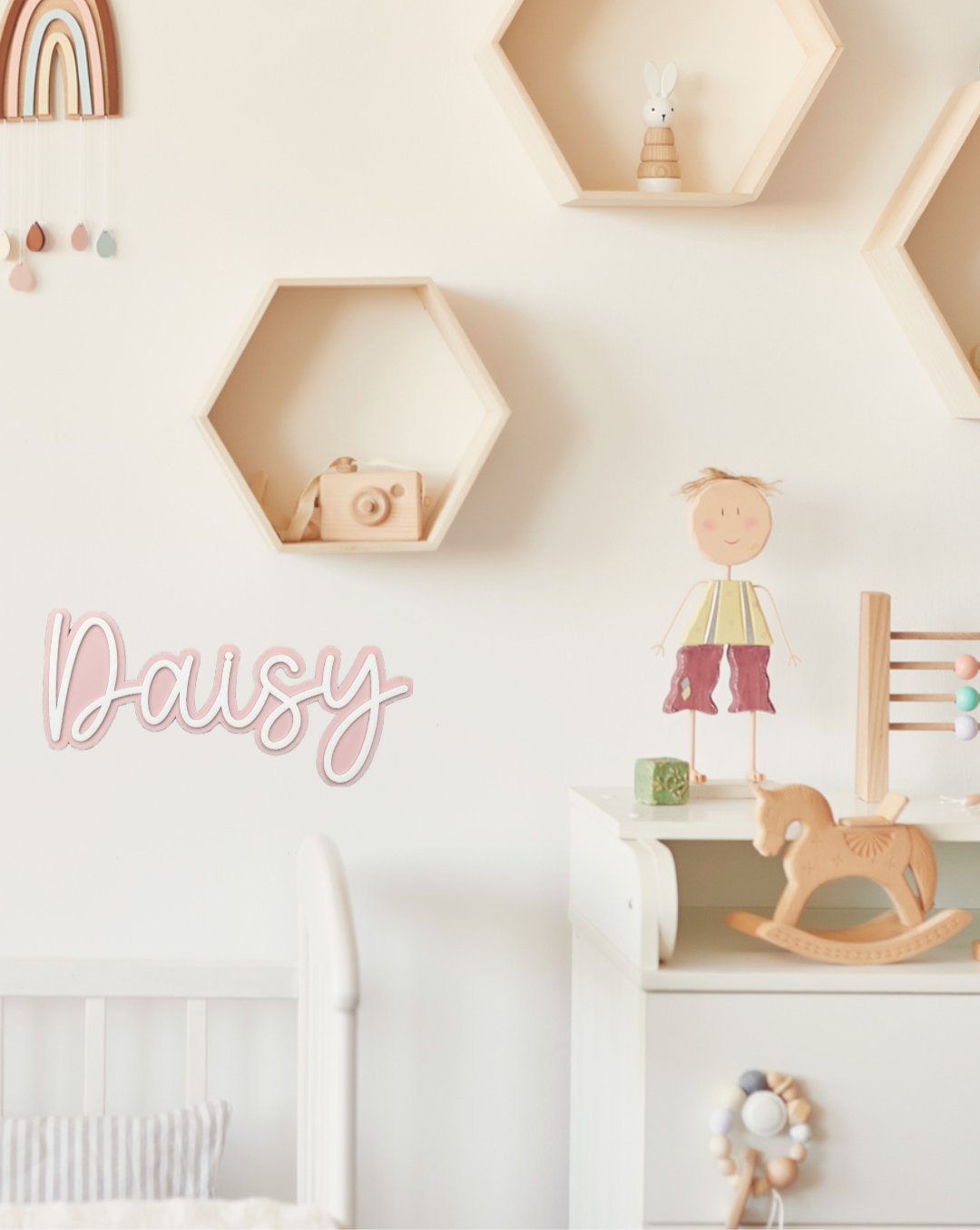 Double Acrylic Name Wall Decor image 0