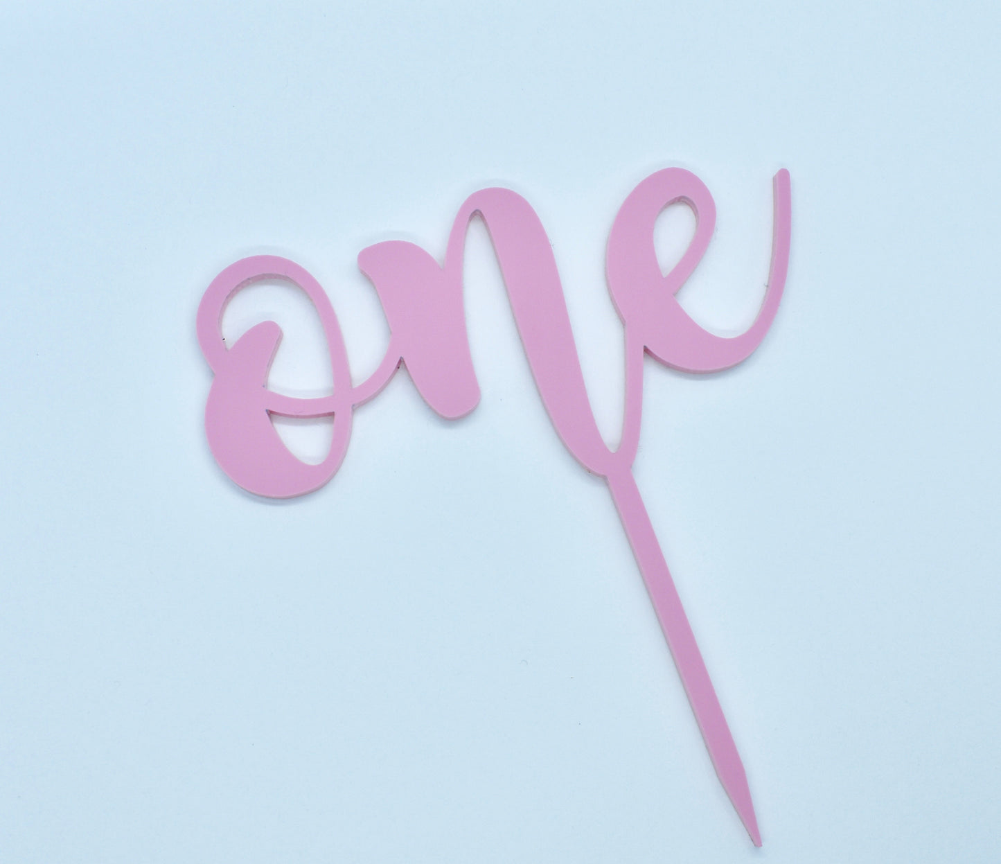 Number One Pastel Cake Topper image 1