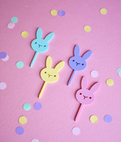 Little Bunny Cupcake Toppers image 2