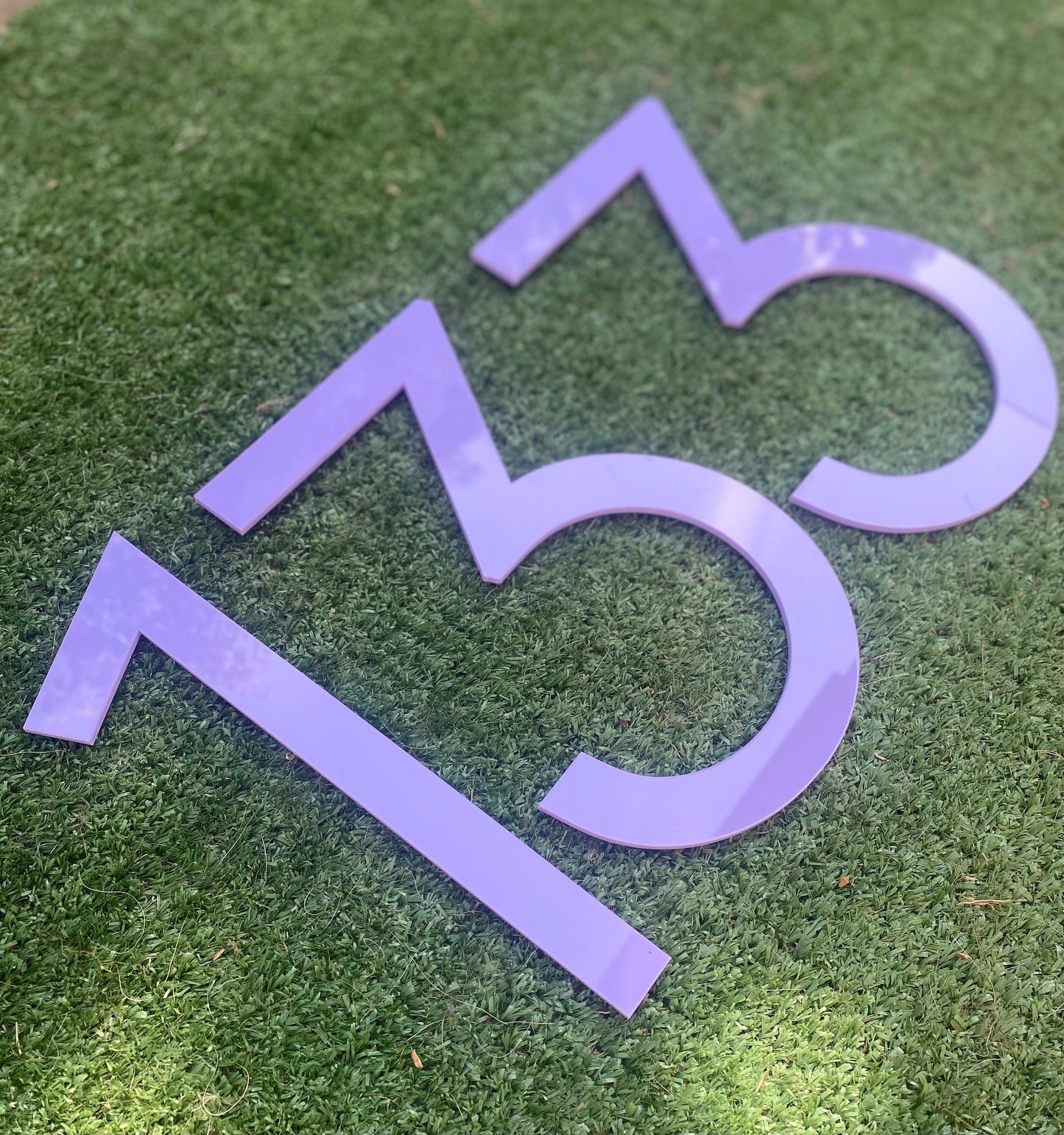 Large Acrylic House Numbers