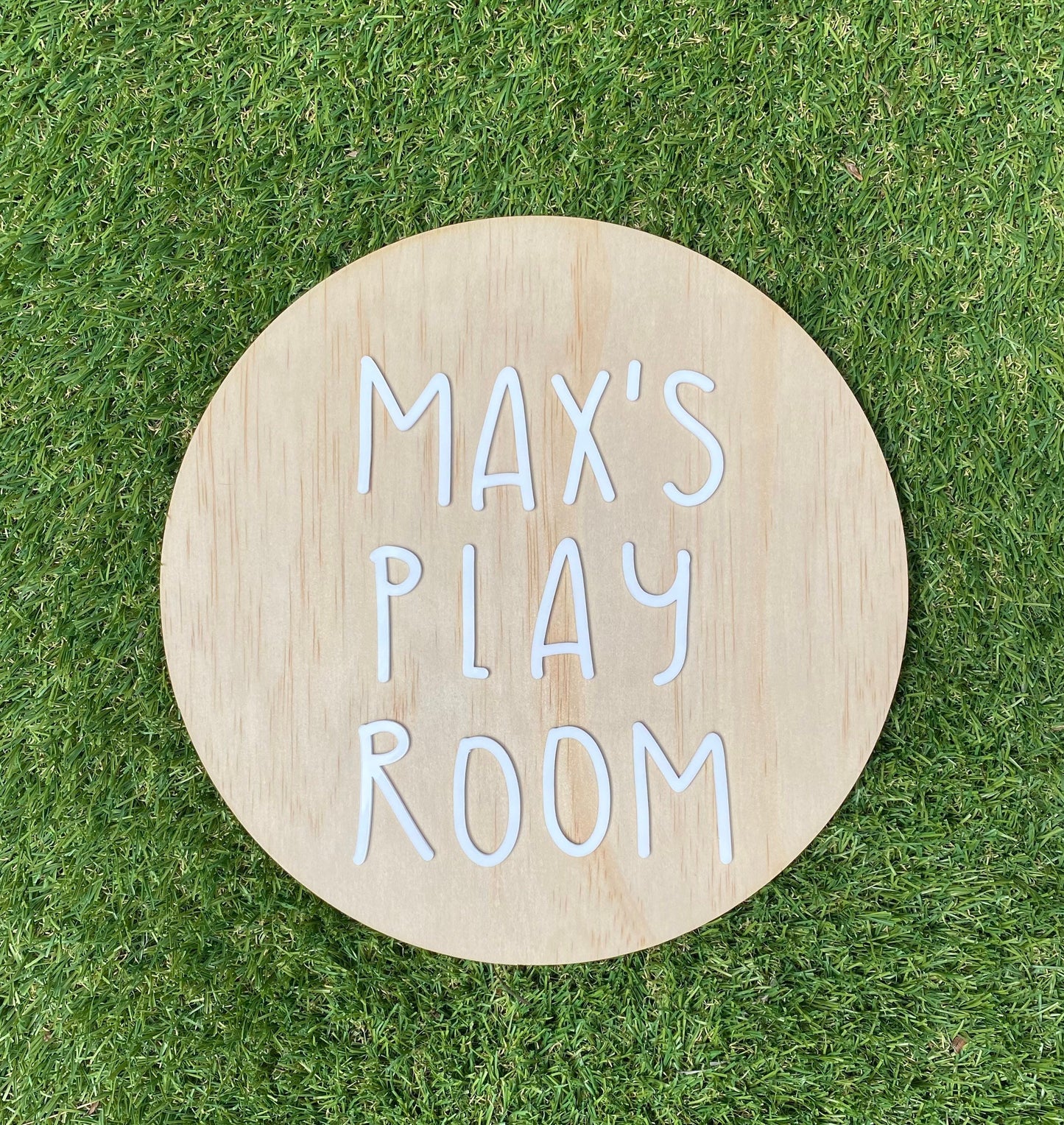 Personalised Play Room Wooden Sign