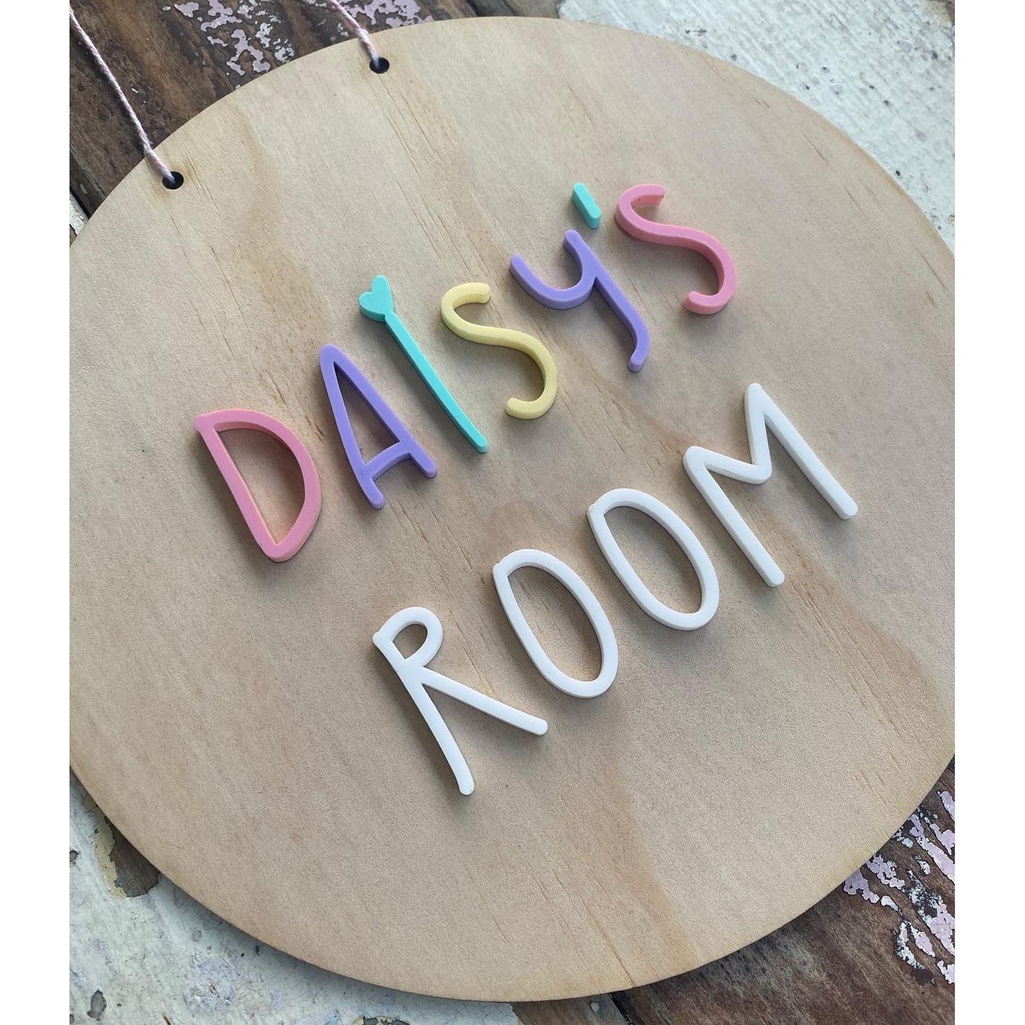 Personalised Wooden Kids Room/Door Sign/Room Signs