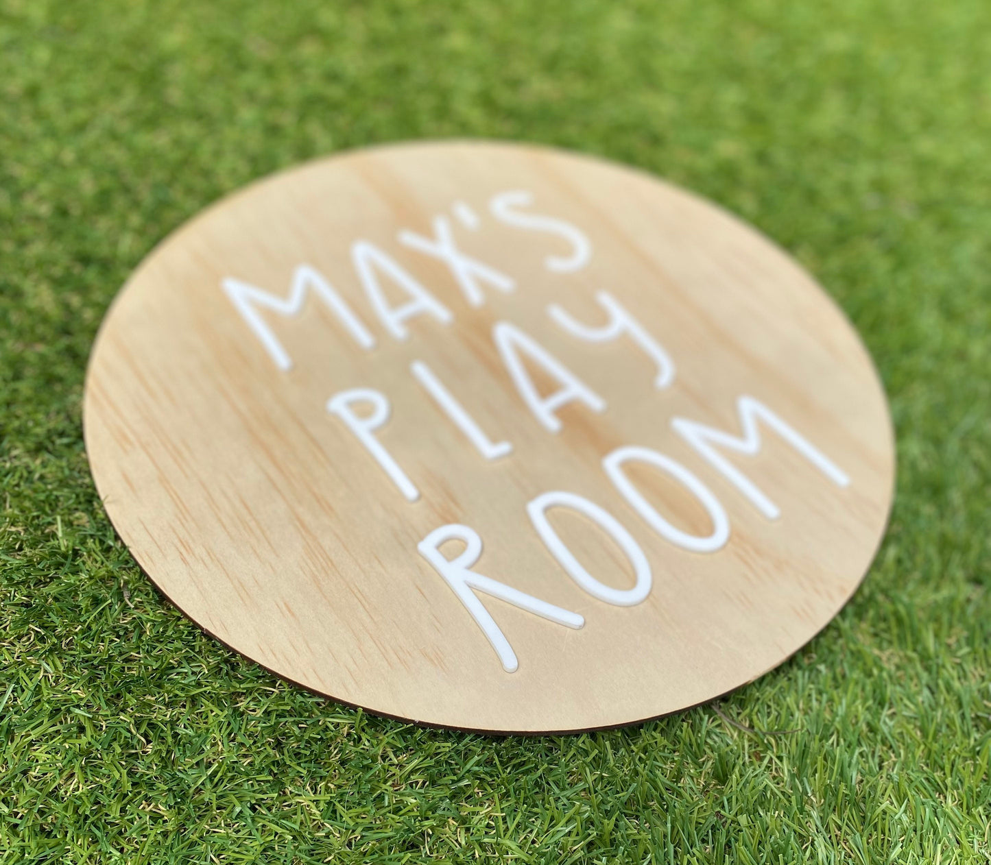 Personalised Play Room Wooden Sign