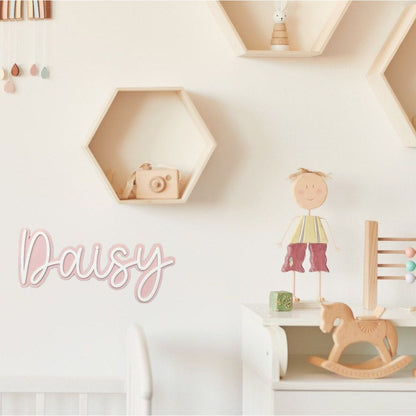Double Layered Acrylic Personalised Name/Wall Decor/Wall Signs/Nursery Signs/Kids Room