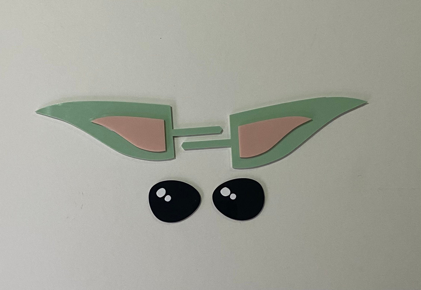 Baby Yoda Acrylic Ears and Eyes Kit