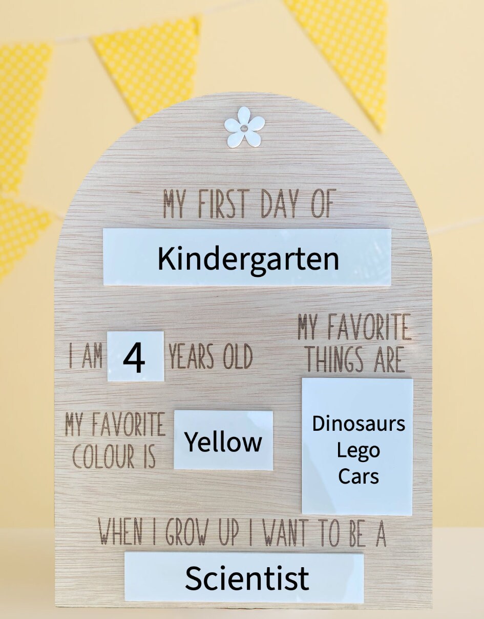 My First Day of School Board / Photo Prop