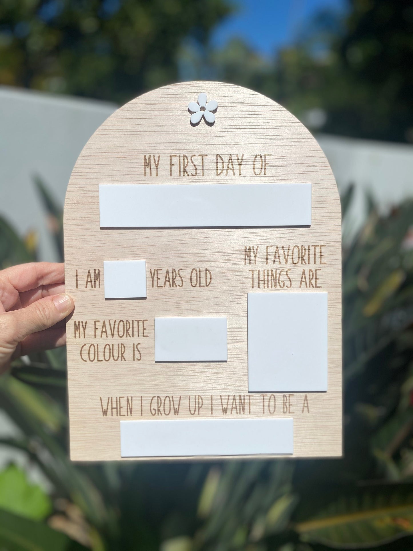 My First Day of School Board / Photo Prop
