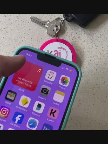 NFC Tap Business Card Keyring| Social Media | Website